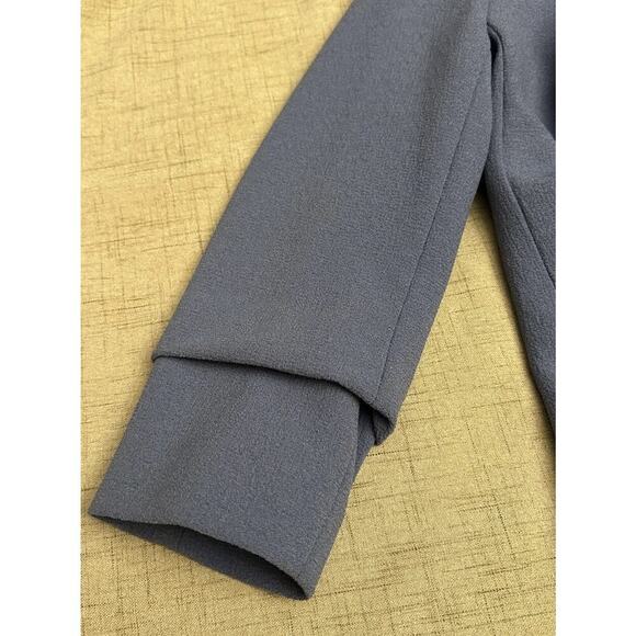 BAR 3 Blazer Womens XXS Blue Shadow Suit Separates Lined 3/4 Sleeves BAR III 2XS - Picture 12 of 12